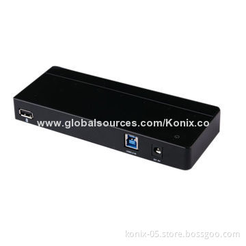 5Gbps Super Speed 7-port USB 3.0 Hub with DCP Ethernet Adapter